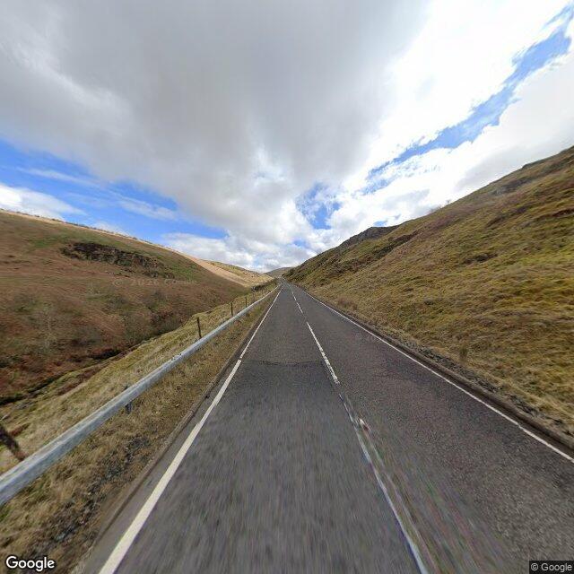 Street View preview of Crow Road (B822)